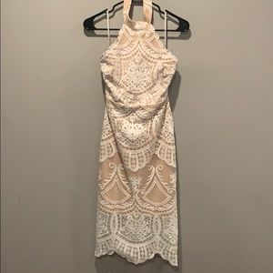 White lace dress